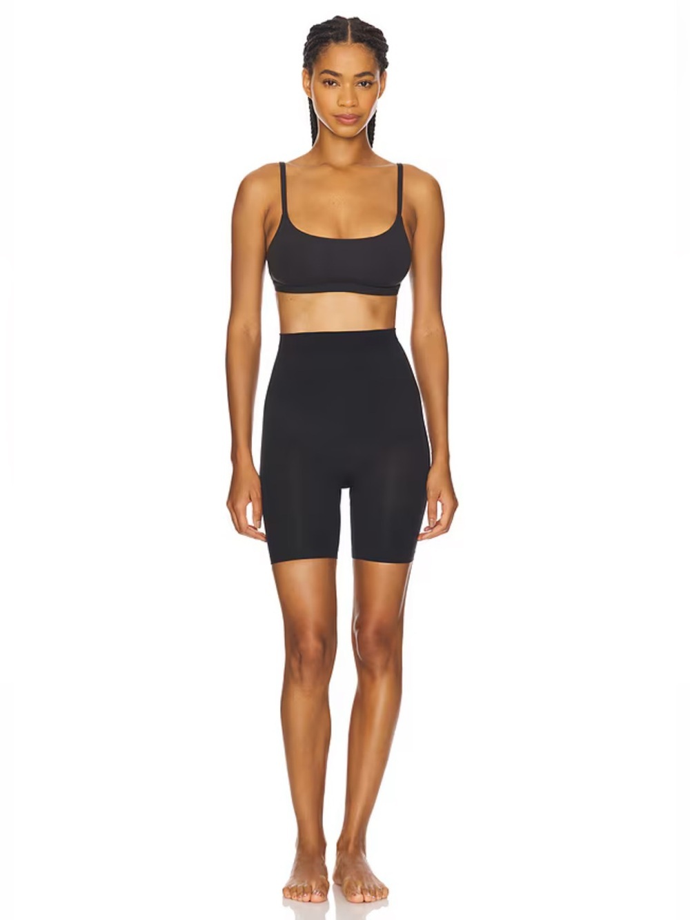 SKIMS Seamless Sculpt Mid Waist Mid Thigh Short - Onyx